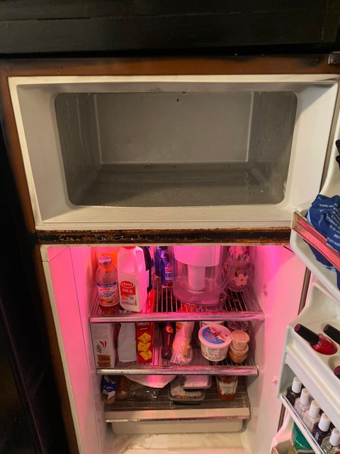 Old refrigerator